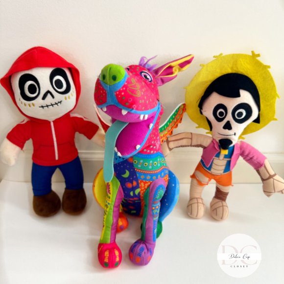 Disney Toys Disney Coco Plush Toys Miguel Hector And Dante Dog